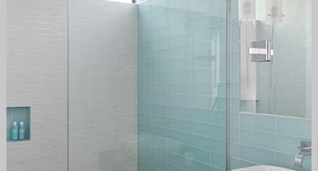 Aqua Kitchen/Bathroom Blue Glossy 2.5" x 10.5" Ceramic Subway Tiles 